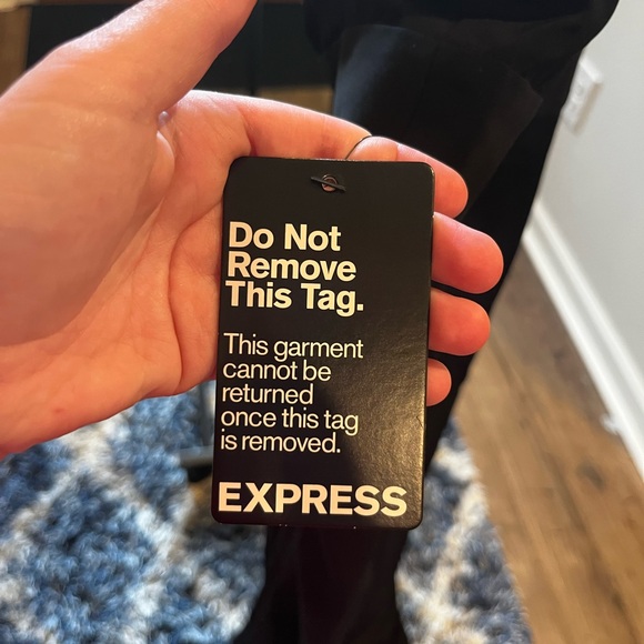 Express Black Backless jumpsuit- size 4 - Picture 4 of 16